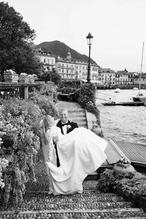 springtime lake como wedding juliana brendan
