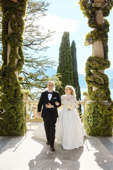 springtime lake como wedding juliana brendan