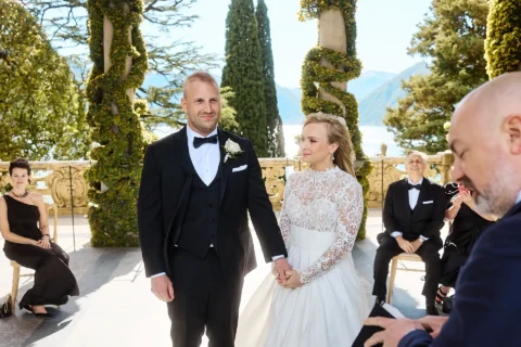 springtime lake como wedding juliana brendan