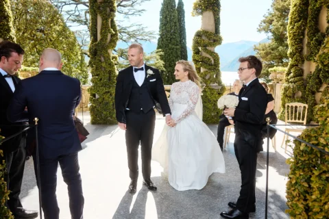 springtime lake como wedding juliana brendan