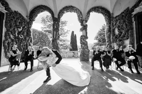 springtime lake como wedding juliana brendan