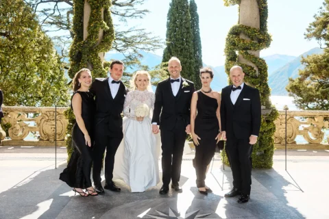 springtime lake como wedding juliana brendan