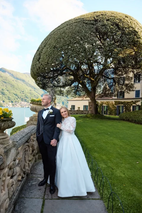 springtime lake como wedding juliana brendan