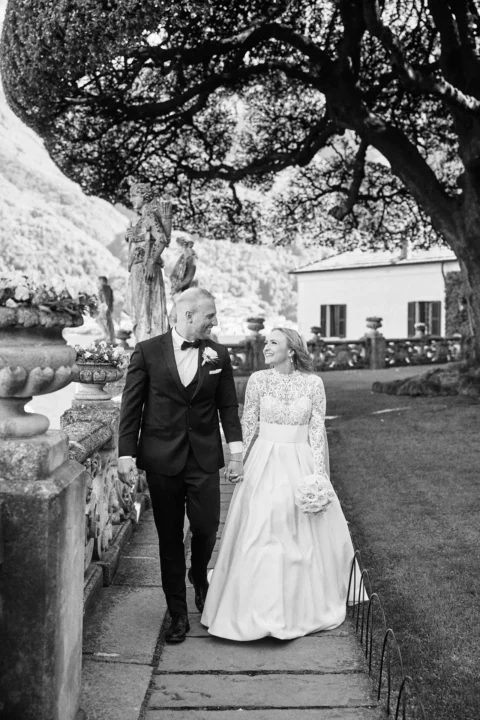 springtime lake como wedding juliana brendan